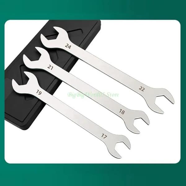 24TE Professional Graded Profile Open End Wrench Furniture Assembly Spanner Ergonomic for Home Tool and Mechanics